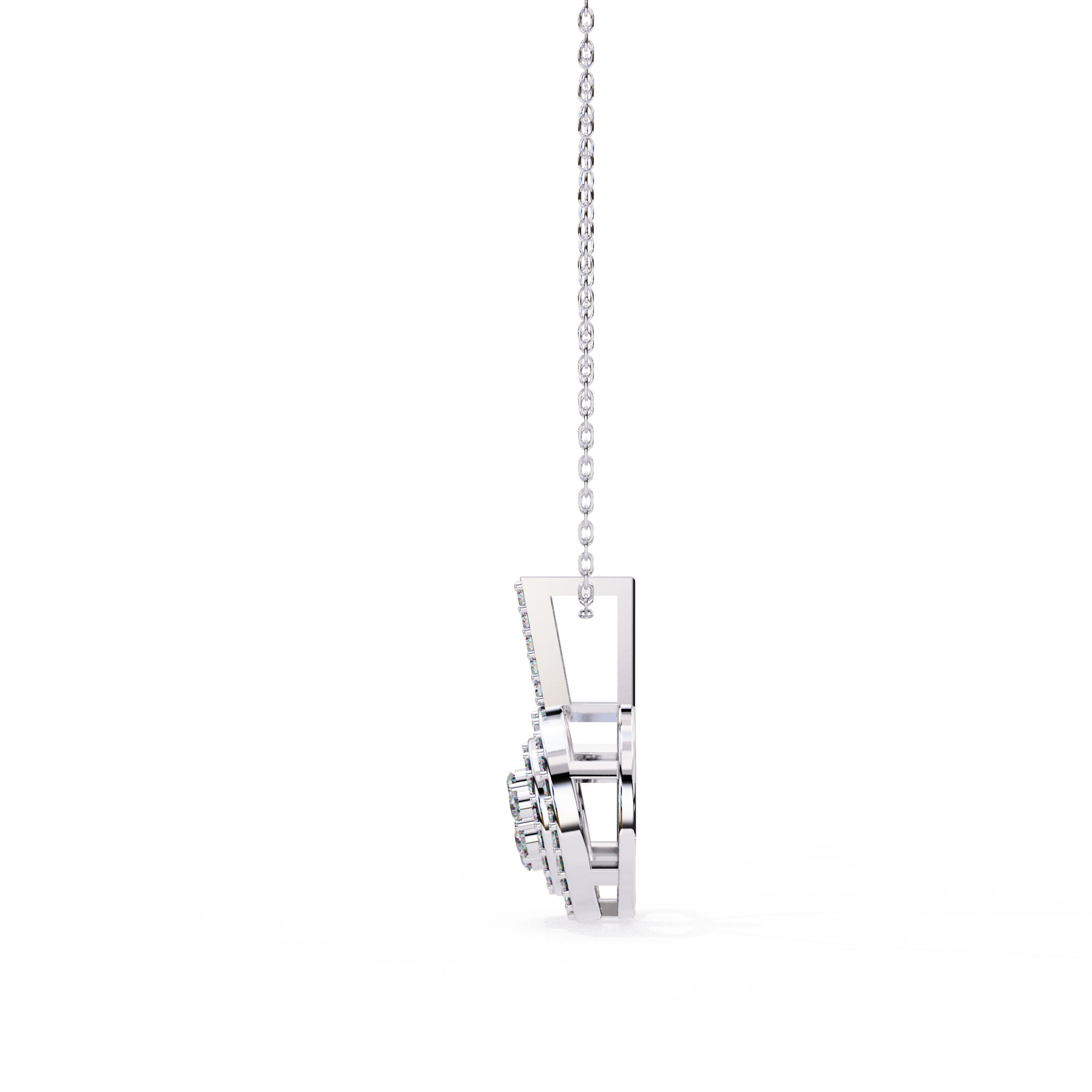 Solitairekart 0.26ct Natural Diamond Eternal Orbit Pendant-HI Color, VS-SI  Clarity